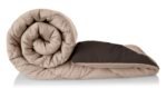 Amazon Brand - Solimo Microfibre Reversible Comforter, Double (Subtle Beige & Walnut Brown, 200 GSM), 50 TC