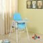 Amazon Brand - Supples 4-in-1 High Chair for Babies and Kids | Blue | Supports up to 15 Kg Weight | Detachable & Portable | Safe for Kids from 6 Months to 3 Years
