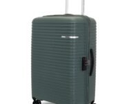 American Tourister Liftoff+ | Large Size Check-in Trolley Bag (79 cm) for Travel | 360° 8 Wheel Travel Luggage | Hard Case Polypropylene (PP) Suitcase | Mounted TSA Lock | Dark Olive