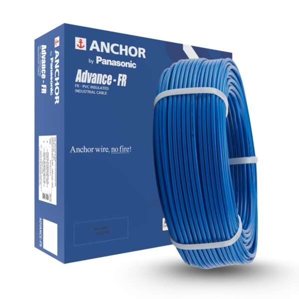 Anchor by Panasonic Penta 1 mm PVC Insulated 45 Meter Copper Electric Wire for Home, Industrial and Commercial Connections (Blue, N-96333BU)