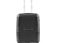 Aristocrat Harbour Cabin Trolley Bag 55 cm | Small | Polypropylene Hardshell Sided Luggage | Smooth 8-Wheel Suitcase | Combination Lock with Sturdy Zipper| 3-Year Warranty - Unisex (Black)