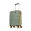 Aristocrat Polycarbonate Spinner Comet Cabin Trolley Bag 56cm|Small|Hard Luggage| Smooth 8-Wheel Suitcase|Combination Lock with Sturdy Zipper|Full Fabric Convipack|3-Year International Warranty(Green)