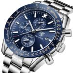 BENYAR Men's Luxury Chronograph Watch – Business, Casual | Quartz Movement with Date Display | Stylish Wristwatch | Gift for Men