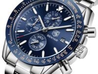 BENYAR Men's Luxury Chronograph Watch – Business, Casual | Quartz Movement with Date Display | Stylish Wristwatch | Gift for Men