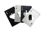 BHOOLU&GOOLU Creative Poker Shape Stainless Steal Bottle Opener - 4 Pcs Set