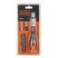 BLACK+DECKER BDHT68127 10-in-1 Ratchet Handle Screwdriver With Interchangeable Bits - 24 cm - Pack of 10: SL3, SL5, SL6, Ph0, Ph1, 2xPh2, PZ1, PZ2, PZ3