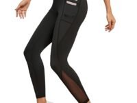 BLINKIN Women's & Girl's Stretch Fit High Rise Track Pant Gym wear Mesh Leggings Workout Pants with Side Pockets/Stretchable Tights/Highwaist Sports Fitness Yoga Track Pants_2012