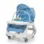 Baybee 5 in 1 Baby Rocker and Feeding Chair for Babies | Portable Rocking Chair for Kids with Parent Handle, Multi Position Recline, Food Tray & Music | Baby Bouncers 0 to 3 Years Boys Girls (Blue)