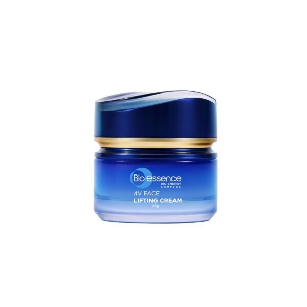 Bio-Essence Bio-Vlift 4V Face Lifting Cream, Firming, Tightening, Double Chin Firming, Hyaluronic Acid, Fermented Rice, Niacinamide, Face Moisturizer for Women, Ideal for All Skin Types, Anti Ageing, 45g