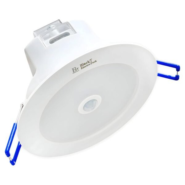Blackt Electrotech Plastic BT33 PIR Motion Sensor Concealed LED Light Connect Upto 500W Load Extra with Lux & Time Adj (Natural White) (11)