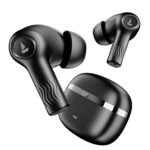 Boat Nirvana Ion, 120HRS Battery, Crystal Bionic Sound w/Dual EQ Modes, 4Mics ENx, App Support, Low Latency, IPX4, v.5.2 Bluetooth Earbuds, TWS Ear Buds Wireless Earphones with mic (Charcoal Black)