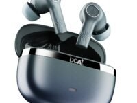 Boat Nirvana Ion ANC Pro, Hi-Res Audio LDAC,ANC(~32dB), 120Hrs Battery, App Support, Fast Charge, v5.3 Bluetooth TWS in Ear Earbuds Wireless Earphones with mic (Blazing Comet)