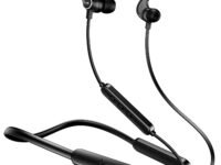 Boat Rockerz 255 Pro+, 60HRS Battery, Fast Charge, IPX7, Dual Pairing, Low Latency, Magnetic Earbuds, in Ear Bluetooth Neckband, Wireless with Mic Earphones (Active Black)