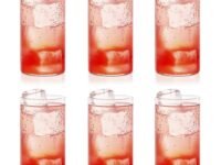 Borosil Vision 6pc Transparent Drinking Glass | Borosilicate Glass Tumblers for Water, Cold Drinks, Juice | Flame Proof, Microwave & Dishwasher Safe | for Daily use & Gifting (Transparent, 350 ml)