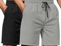 Boxer Shorts for Men |Regular Fit Ultralight All Day Polyester Short with Two Side Zipper Pockets (C31)