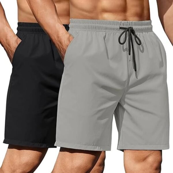 Boxer Shorts for Men |Regular Fit Ultralight All Day Polyester Short with Two Side Zipper Pockets (C31)