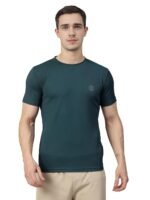 CHKOKKO Gym T Shirts for Men Workout Activewear Solid Quick Dry Sports Tshirt for man Breathable Lightweight Half Sleeve Regular Fit Round Neck Running Boys T Shirt