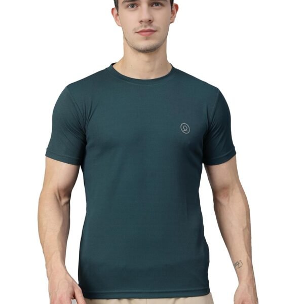 CHKOKKO Gym T Shirts for Men Workout Activewear Solid Quick Dry Sports Tshirt for man Breathable Lightweight Half Sleeve Regular Fit Round Neck Running Boys T Shirt