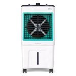 Cadlec ChillMate 50L Desert Air Cooler For Home, High Speed Fan with Powerful Air Throw, Inverter Compatible, Anti-Bacteria Honeycomb Pad, Ice Chamber with Glass Top, 3 Year Warranty | White