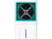 Cadlec ChillMate 50L Desert Air Cooler For Home, High Speed Fan with Powerful Air Throw, Inverter Compatible, Anti-Bacteria Honeycomb Pad, Ice Chamber with Glass Top, 3 Year Warranty | White