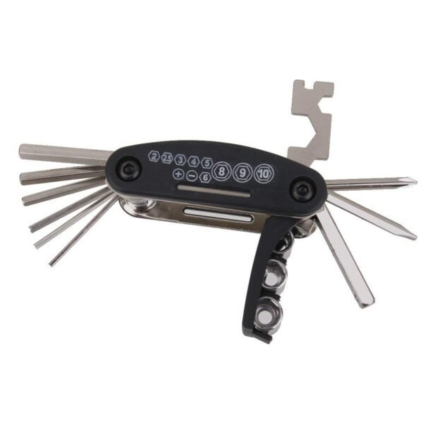 Cycle 15 in 1 Cycle Tool kit Multi-Purpose Mountain Cycle Repair Tool kit Allen Key Spoke Cycle Tool kit Set All Cycle