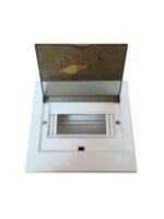 DeHMY 8 Way Clear Cover MCB Distribution Box, Electrical DB Box for Miniature Circuit Breakers, Indoor Power Distribution