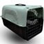 Dog Trust Pet Travel Carrier Dog Cat Rabbit Basket Plastic Handle Hinged Door Folding Collapsible Transport Box Crate Cage Size 19.5 x 13 x 12.5 Inch for Puppy & Cats