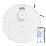 ECOVACS DEEBOT N30 White 2 in 1 Robot Vacuum Cleaner & Mop, 2025 New Launch, 10000 Pa Suction, 5200mAh Battery, Covers 3500+ Sq ft in Single Charge, Zero Tangle 2.0 Technology, Advanced TrueMapping