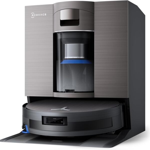 ECOVACS DEEBOT X11 OmniCyclone Robot Vacuum & Mop, Sep 2025 Launch, PowerBoost Charging, OZMO Roller 2.0 Instant Self-Washing Mop, 19500Pa Blast Suction, Bagless OmniCyclone Station (X11 OmniCyclone)