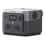 EF ECOFLOW Portable Power Station River 2 Max, 512Wh LiFePO4 Battery, 10 Year Life, 0% - 100% Charge in 60 mins, Power 11 Appliances at Once, 230V - 50Hz India Voltage, for Outdoor Use & Home Backup