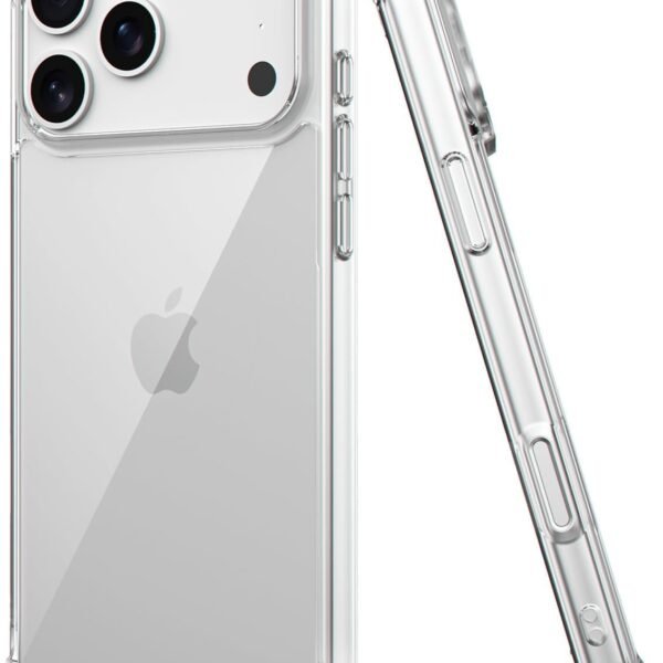 EGOTUDE for iPhone 17 Pro Max Case, Shockproof Hard Back Anti-Scratch Transparent Cover