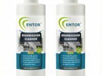 Entor Dishwasher Cleaner | For Automatic Dishwashers | Plant Based Surfactants | Biodegradable And Eco-Friendly | Lemon | Pack of 2 (500 ml each)