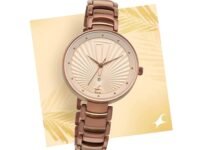 Fastrack Ruffles Analog Beige Dial Women's Watch-6216QM01/NP6216QM01