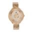 Fastrack Stunners Quartz Analog Beige Dial Rose Gold Stainless Steel Strap Watch for Girls - NT6303WM01