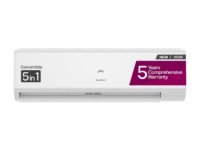 Godrej 1.5 Ton 5 Star, 5 Years Comprehensive Warranty,AI Powered, 5 in1 Convertible Cooling, Self Clean, Inverter Split AC (Copper, Model, Heavy Duty Cooling at 52°C, AC 1.5T EI 18I5T WZR,White)