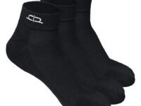 HEELIUM Bamboo Socks for Men | Quarter Length | Odour-Free & Breathable | Padded Base & Anti-bacterial | 3X Softer than Cotton Socks