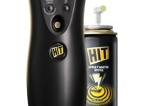 HIT Spray Matic Mosquito Repellent Dispenser Machine + 1 Refill | Automatic Spraying Every 2 hours for Total 6 hours | 12hrs Mosquito Protection | Refill Lasts Up to 2 Months