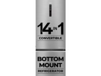 Haier 325 L 3 Star Frost Free Bottom Mount Double Door Refrigerator|Convertible 14-in-1|Jhukna Mat-Bottom Freezer|Digital Display Panel|Triple Inverter|Twist Ice Maker (HEB-333DS-P, Dazzle Steel)