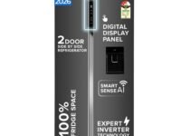 Haier SmartChoice 596L 3Star 2-Door Water Dispenser Side by Side Frost Free Refrigerator|Convertible|Smart Sense AI | Expert Inverter|Digital Display Panel (2025 Model, HRS-682WGKU1, Graphite Black)