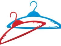 Happy To Hang 6+6 Piece Polypropylene Hanger, Red and Blue (Buy 1 Get 1 Free)