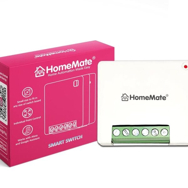 HomeMate® WiFi 2 Node Smart Switch | No Hub Required | Retro Fit with Manual Control | Home Automation Switch | Works with Amazon Alexa, Google Assistant & Siri