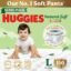 Huggies Natural Soft Premium Baby Diaper Pants, Our No.1 Soft Pants, Large (L) Size (9-14 Kgs), Sumo Pack of 150 diapers | Cloud Softness All over with India's 1st Cloud Touch BeltTM