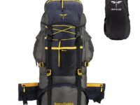 Impulse rucksack bags 75 litres travel bag for men tourist bag for travel backpack for hiking trekking Bag for men camping thames blue bag with 1 Year Warranty