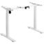 JIN Office Zenith Electric Height Adjustable Table Frame| Standing Desk with 100 Kg Wt. Capacity & 3 Year Warranty| Ergonomic Desk for Home Office| Sit Stand Table with 3 Memory Preset| White Frame