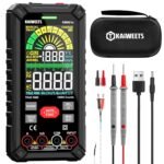 KAIWEETS Multimeter Tester 10000 Counts TRMS, Rechargeable Smart Digital Multimeter with Auto Ranging, Voltmeter Measures Voltage Current Resistance Continuity Duty-Cycle Capacitance Frequency