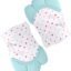 KidDough Baby Soft Teething Mitten Teether Glove, Teether For 3 To 6 Months Baby, Teething Pain Relief Toy Glove, Natural Remedy For Infants & Toddlers (Pack Of 2) (Color: Sea Green) - Silicone