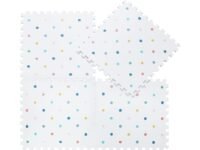 Kind & Me Play Mats for Kids Toddler Baby Playmats Stylish Modern Premium Cushioned Soft Waterproof Crawling Playing Mat Floor Tiles 610x610x12 Mm (Set of 6, 24 Sqft, Colour Pop),Multicolor