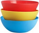 Kuber Industries Plastic Solid Mixing Bowl - 2000ml 3 Piece Multicolor (CTKTC034744)