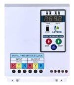 LEYDEN® TM-CLKTP, 40A, 440VAC, 50Hz Three Phase Industrial Real Clock Timer Switch, 50 ON/Off Per Day & Cyclic Function Up to 9999 Second Programmable Electronic Timer Switch (1- Year Warranty)