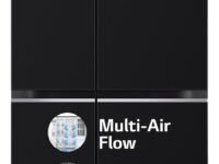 LG 655 L Frost Free Smart Inverter Double Door Side by Side Refrigerator (GL-B257HWBY, Western Black, Express Freezing | Multi Air-Flow)